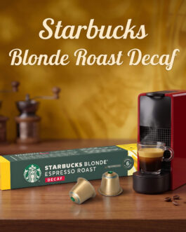 Starbucks Decaf Blonde Roast Coffee Capsules, Intensity 6