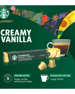 Creamy Vanilla Coffee Capsules, Intensity 5
