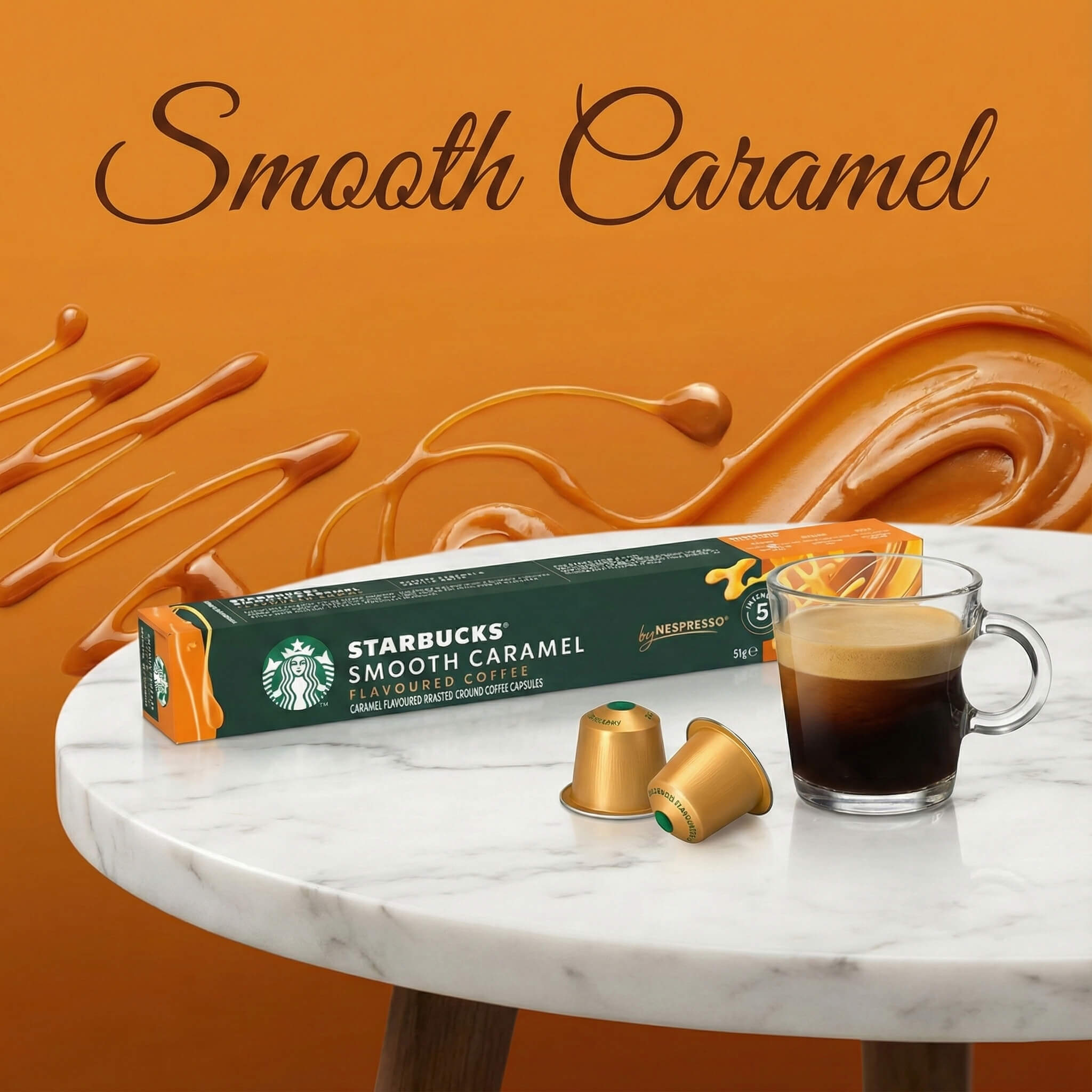 Smooth Caramel Coffee Capsules
