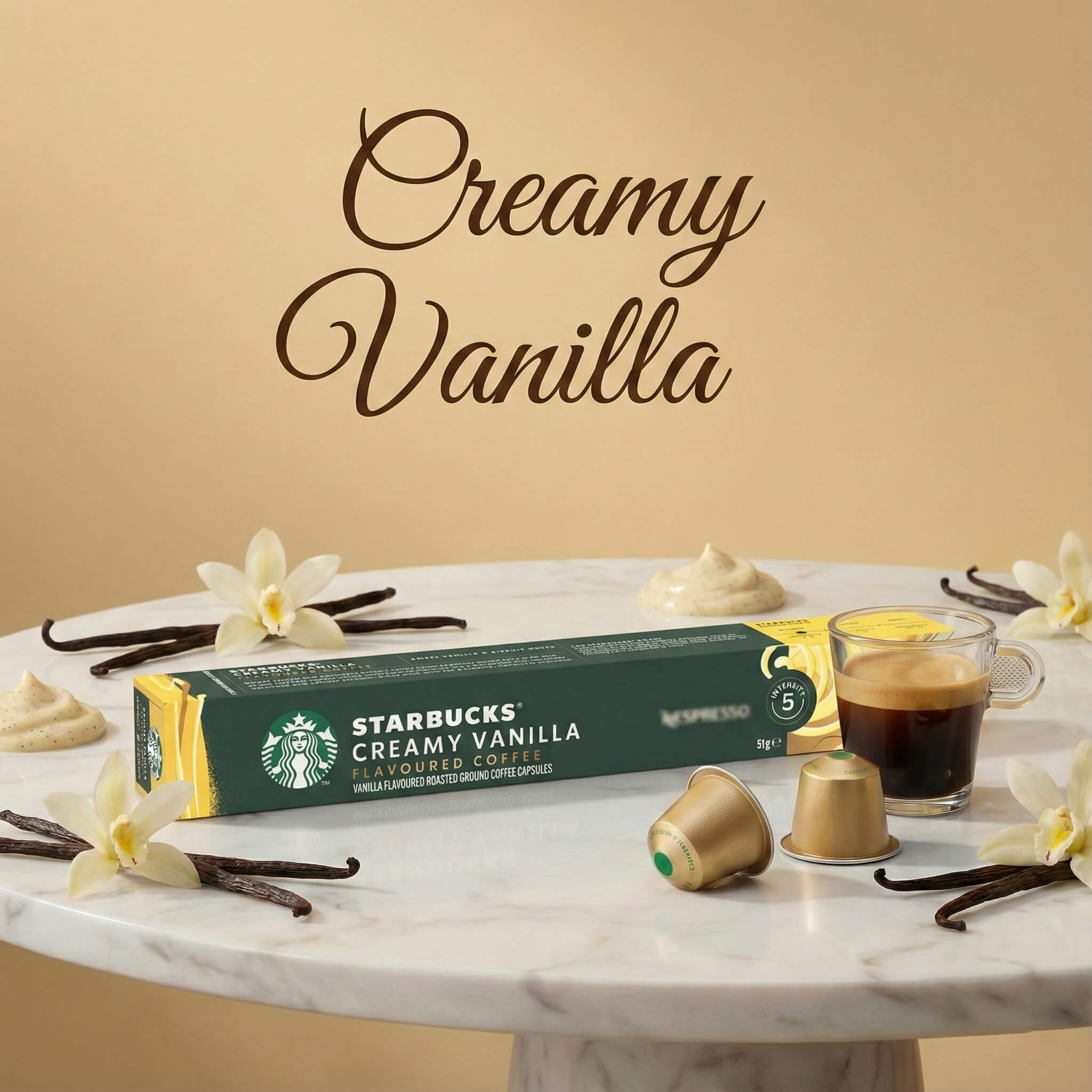Creamy Vanilla Coffee Capsules