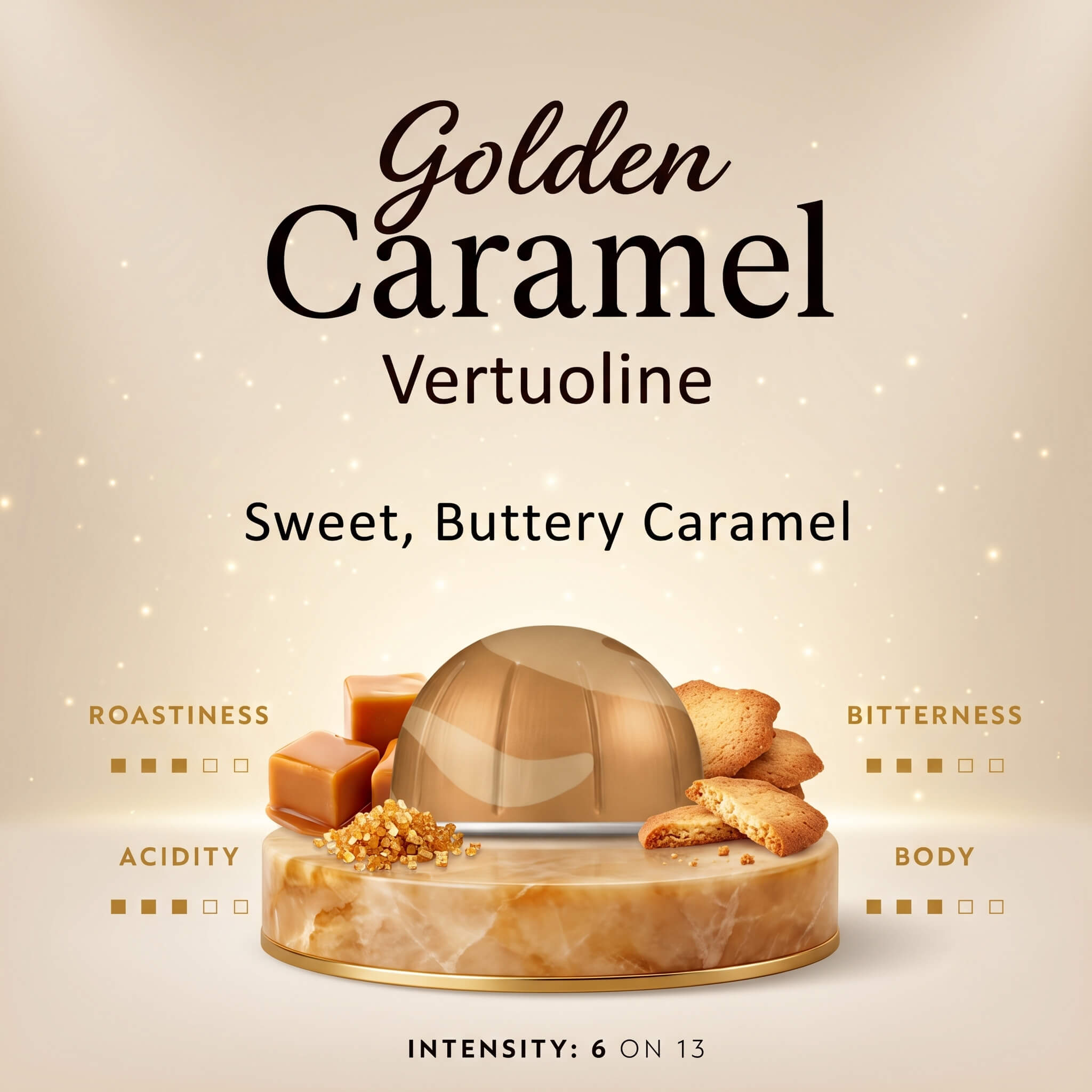 Vertuoline Barista Creations Golden Caramel Coffee Capsules - Image 2