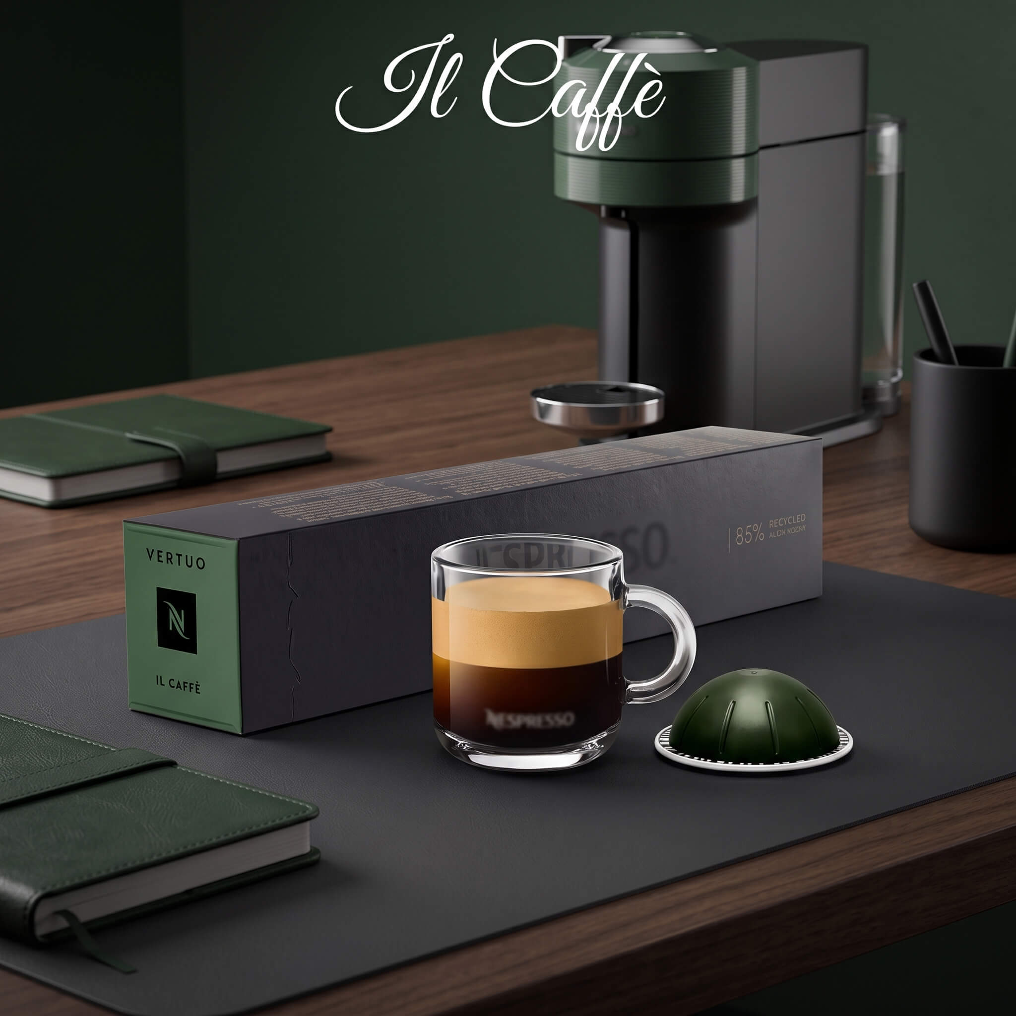 Vertuoline Il Caffè Coffee Capsules, Intensity 11