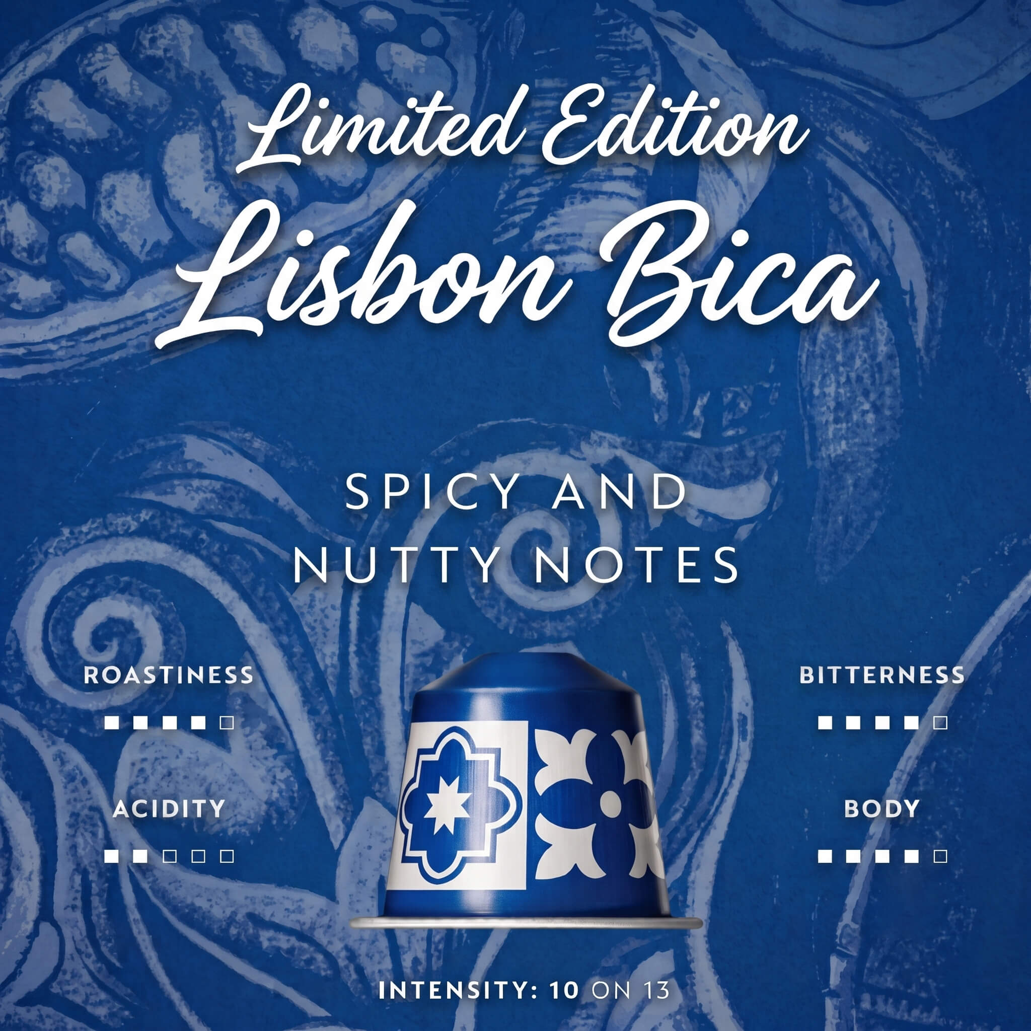 Limited-Edition Lisbon Bica Coffee Capsules, Intensity 10 - Image 3