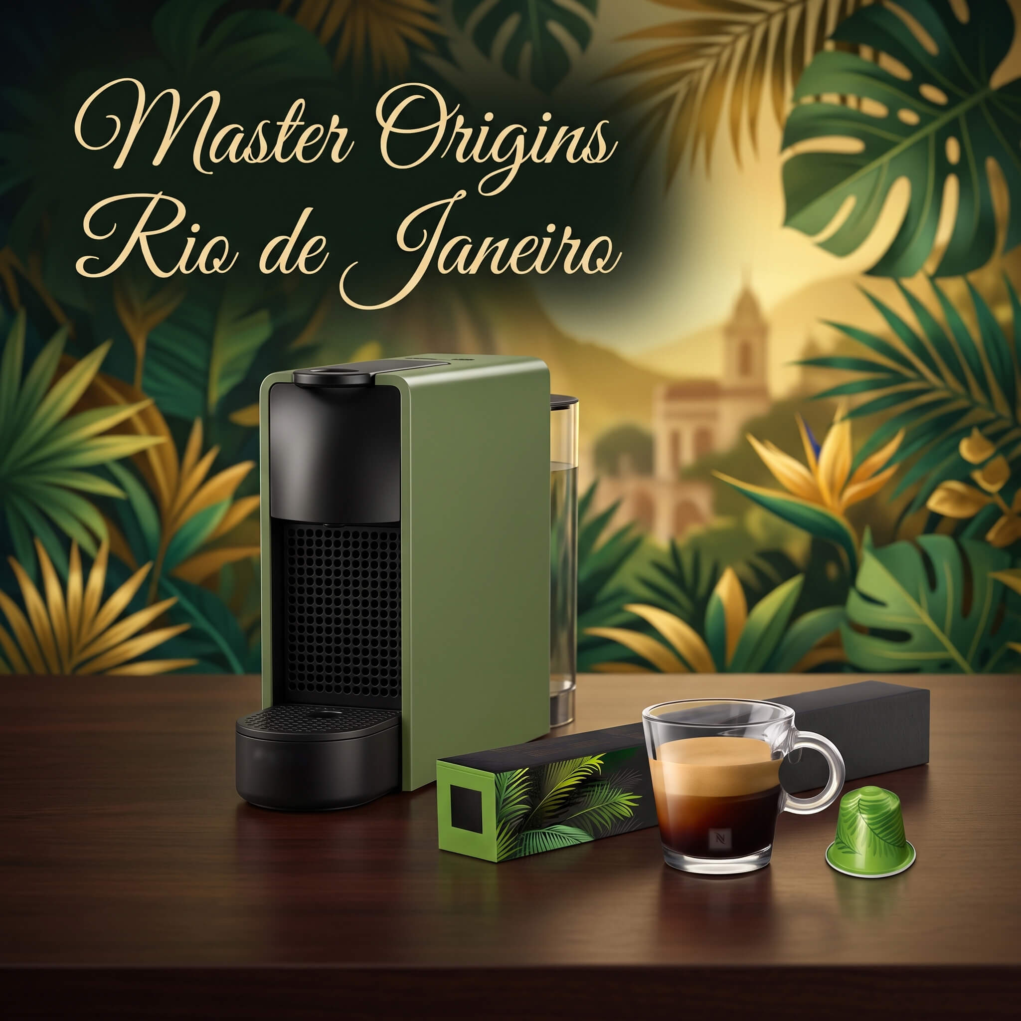 Master Origins Rio de Janeiro Espresso Coffee Capsules, Intensity 9