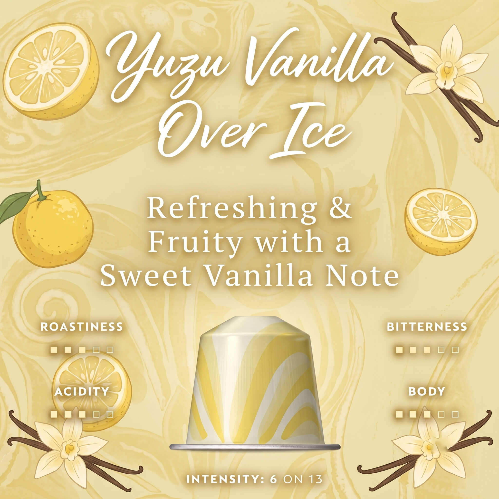 Limited-Edition Yuzu Vanilla Over Ice Coffee Capsules - Image 3