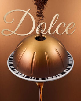 Vertuoline Double Espresso Dolce Coffee Capsules, Intensity 5