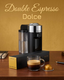Vertuoline Double Espresso Dolce Coffee Capsules, Intensity 5
