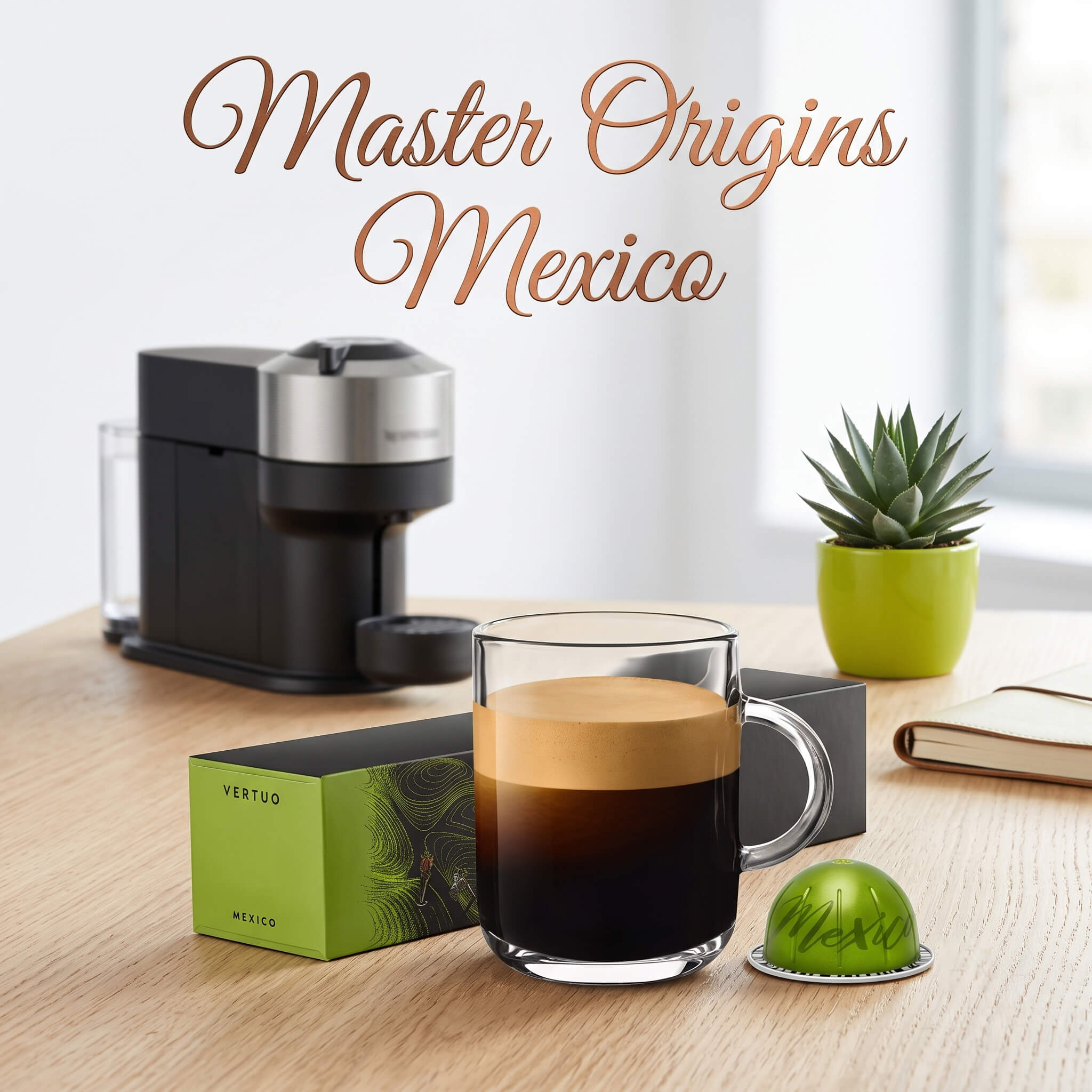 Vertuoline Master Origins Mexico Coffee Capsules, Intensity 7