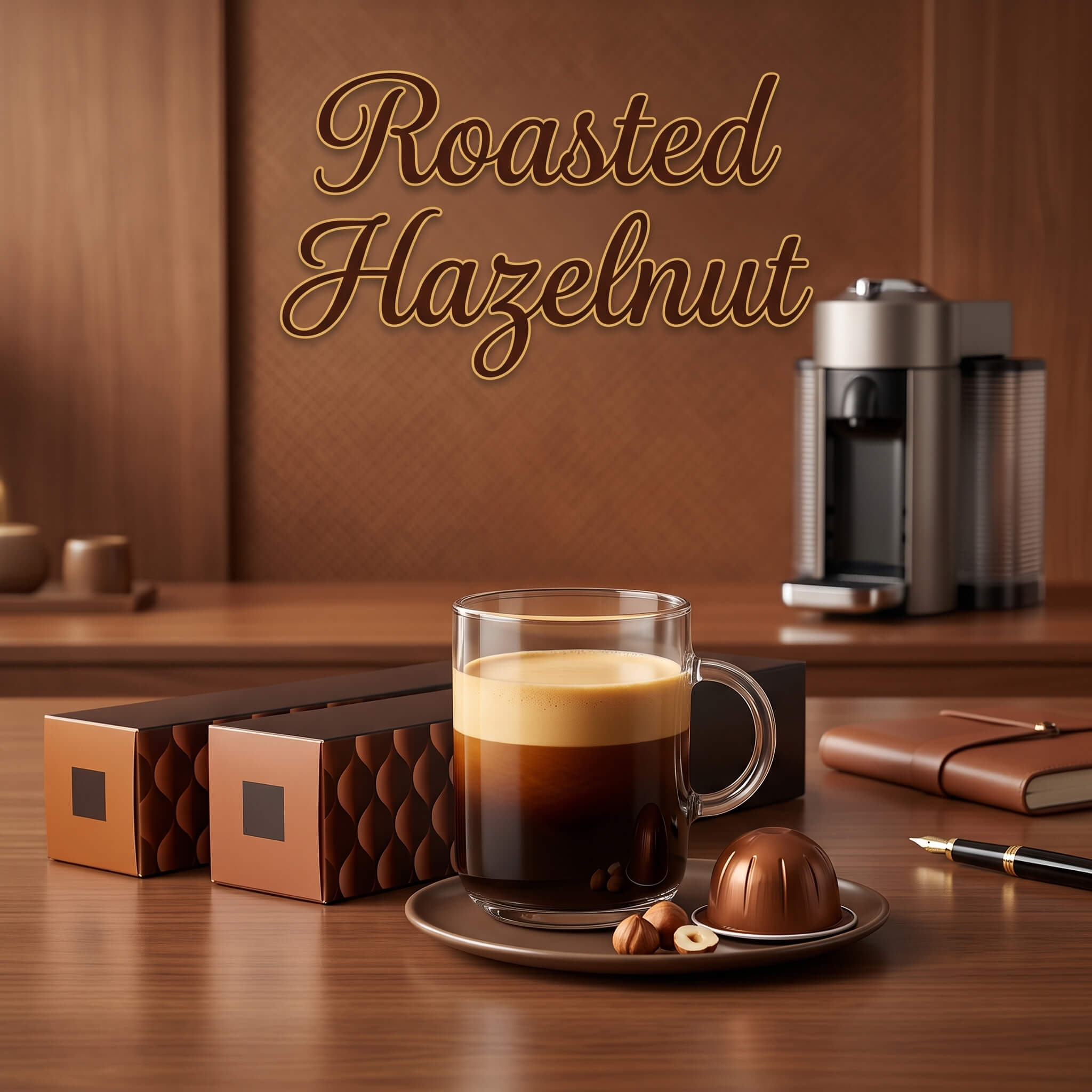 Vertuoline Barista Creations Roasted Hazelnut Coffee Capsules