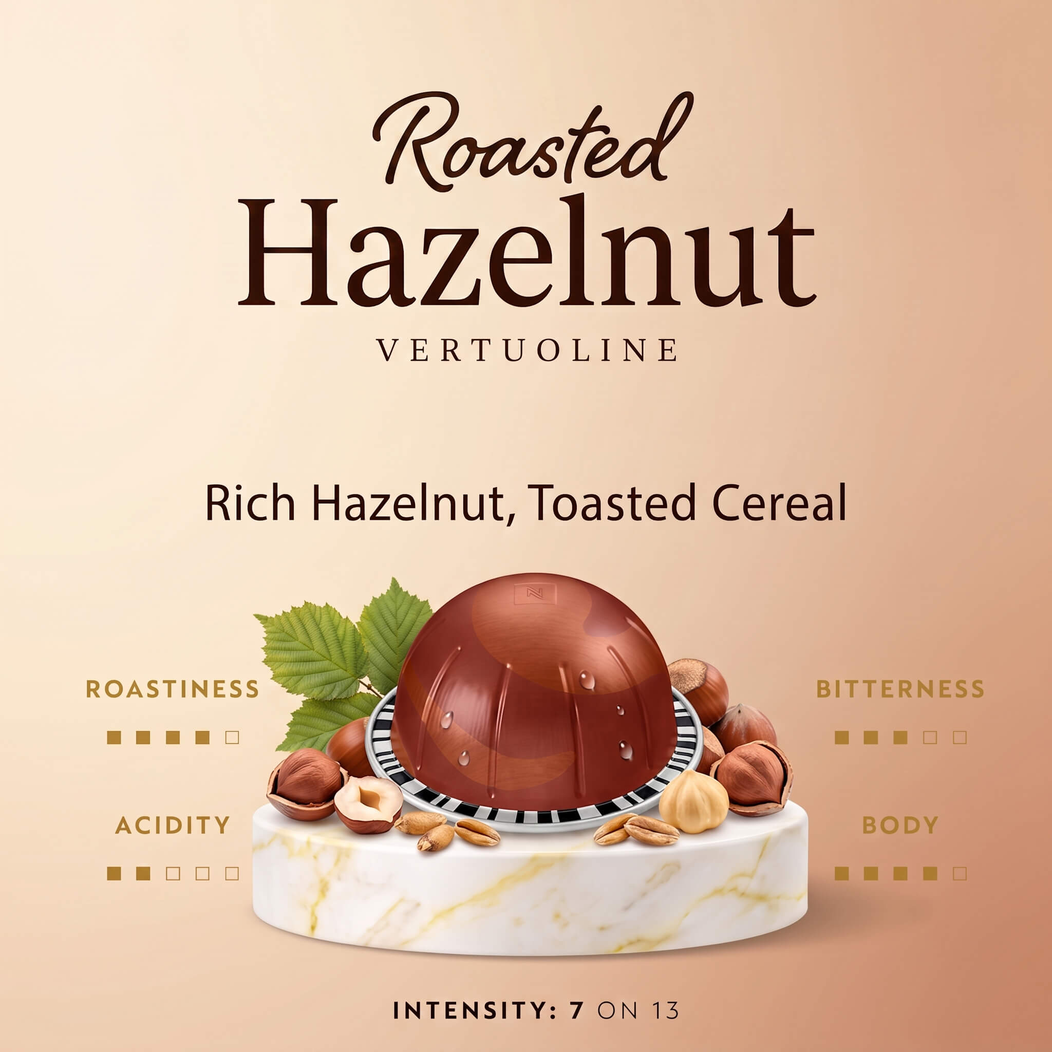 Vertuoline Barista Creations Roasted Hazelnut Coffee Capsules - Image 3