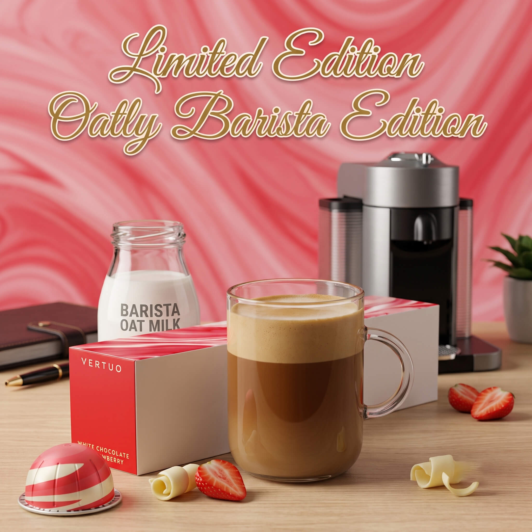 Vertuoline Limited-Edition White Chocolate & Strawberry Coffee Capsules
