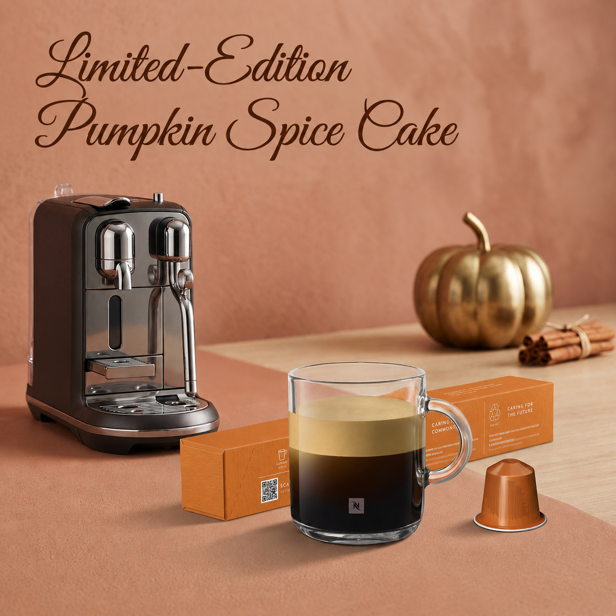 Limited-Edition Pumpkin Spice Cake